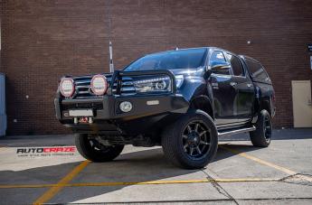 TOYOTA HILUX N80 4WD COUPLER BLACK MACHINED WITH DARK TINT